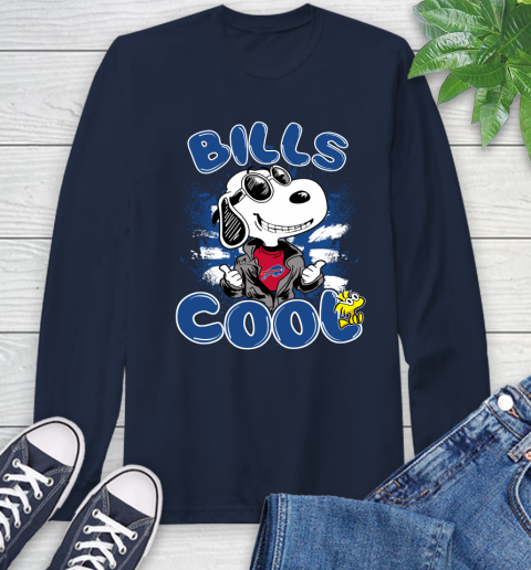 NFL Football Buffalo Bills Cool Snoopy Shirt Long Sleeve T-Shirt 3