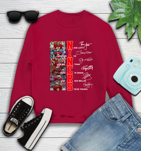 Niners Player Name And Signature San Francisco 49ers Shirts 32