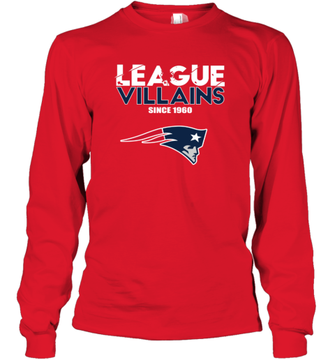 NFL League Villains Since 1960 New England Patriots Long Sleeve T