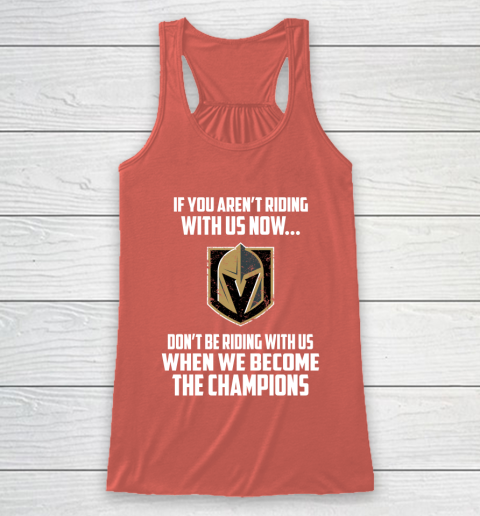 NHL Vegas Golden Knights Hockey We Become The Champions Racerback Tank 3