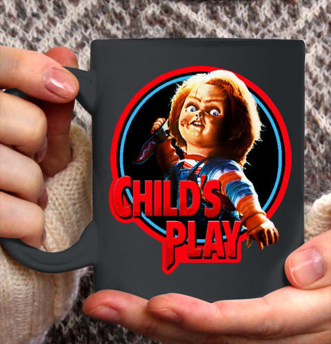 Chucky Tshirt Child's Play Horror Ceramic Mug 11oz
