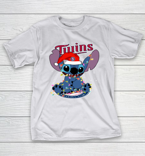 Minnesota Twins MLB noel stitch Baseball Christmas T-Shirt 9