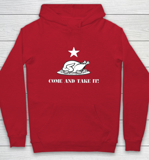 Thanksgiving Come And Take It Turkey Dinner Hoodie 7