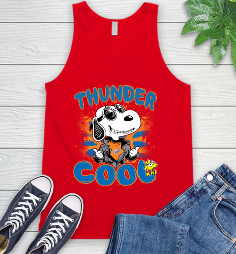 NBA Basketball Oklahoma City Thunder Cool Snoopy Shirt Tank Top 5