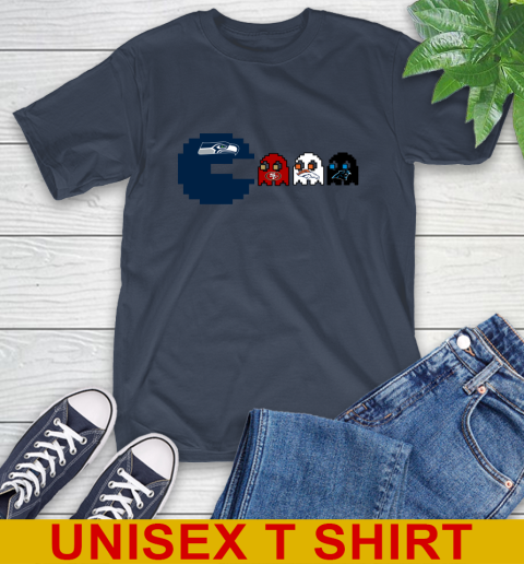 Seattle Seahawks NFL Football Pac Man Champion T-Shirt 4