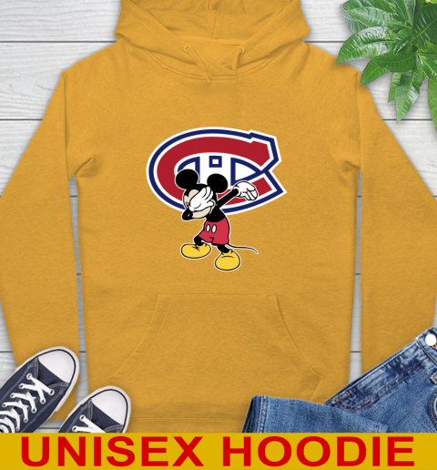 Montreal Canadiens NHL Hockey Dabbing Mickey Disney Sports Hoodie 3