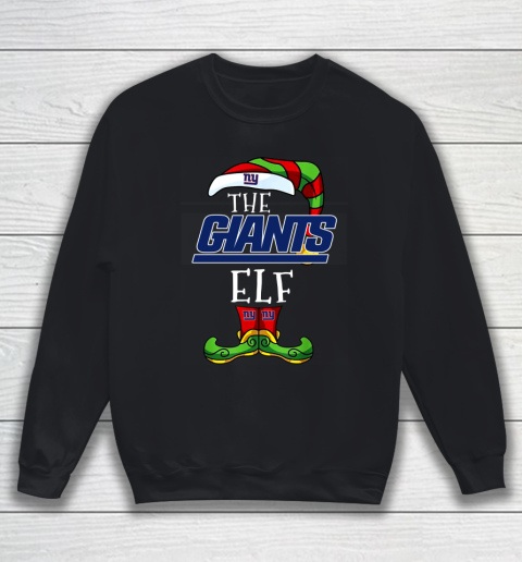 New York Giants Christmas ELF Funny NFL Sweatshirt