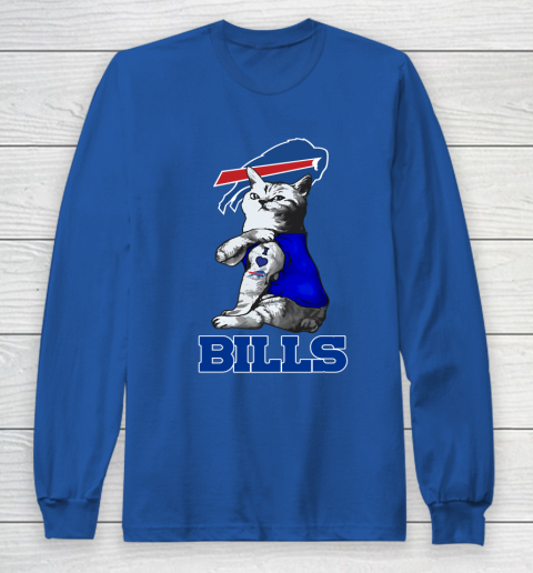 NFL Football My Cat Loves Buffalo Bills Long Sleeve T-Shirt 6