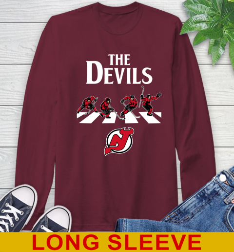 NHL Hockey New Jersey Devils The Beatles Rock Band Shirt Long Sleeve T-Shirt 7