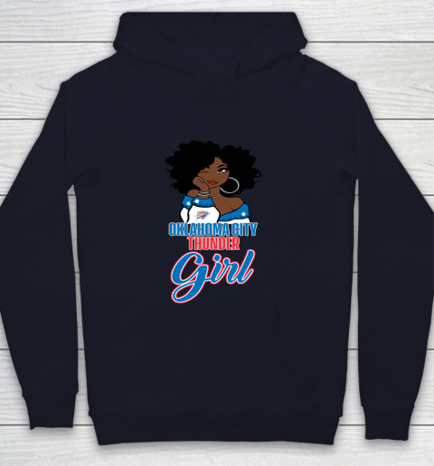 Oklahoma City Thunder Girl NBA Youth Hoodie 3