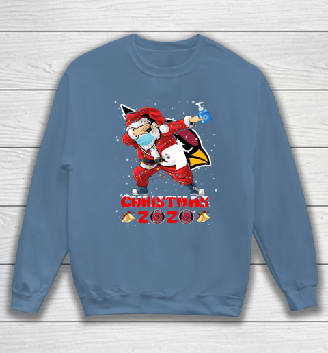 Arizona Cardinals Funny Santa Claus Dabbing Christmas 2020 NFL Sweatshirt 6