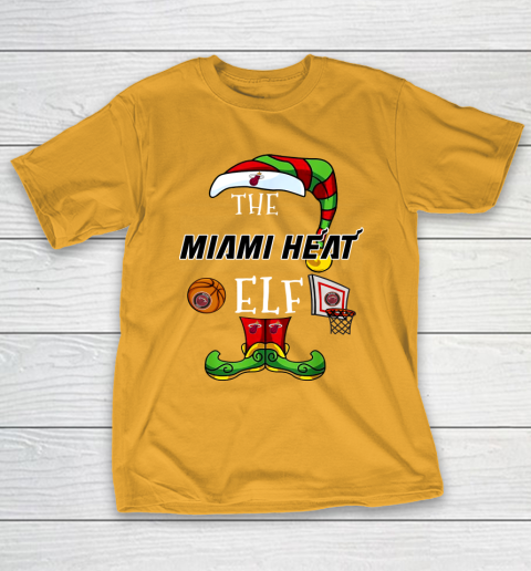 Miami Heat Christmas ELF Funny NBA T-Shirt 2