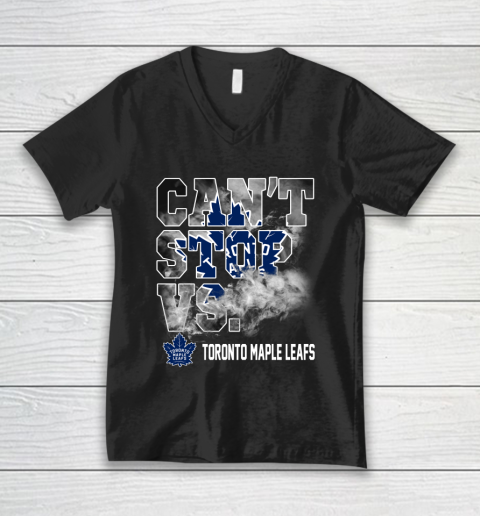 NHL Toronto Maple Leafs Hockey Can't Stop Vs V-Neck T-Shirt
