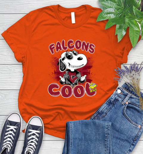 NFL Football Atlanta Falcons Cool Snoopy Shirt Women's T-Shirt 3