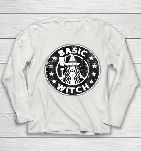 Basic Witch Halloween Vintage Style T Shirt T Shirt.3YSOT0UPCK Youth Long Sleeve 11