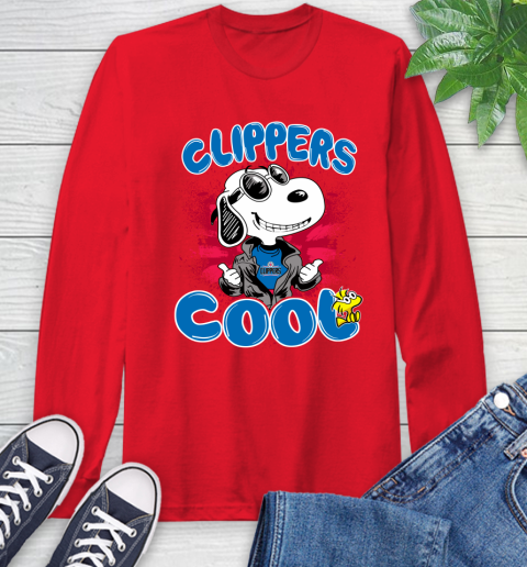 NBA Basketball LA Clippers Cool Snoopy Shirt Long Sleeve T-Shirt 12