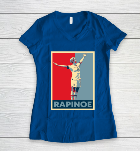 Megan Rapinoe Team USA Soccer Classic T Shirt Women's V-Neck T-Shirt 7