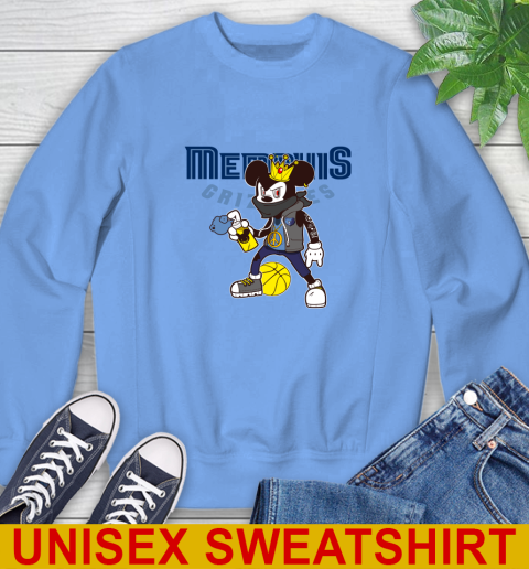 Memphis Grizzlies NBA Basketball Mickey Peace Sign Sports Sweatshirt 11