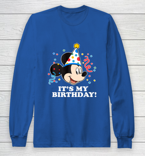 Disney Mickey Mouse Its My Birthday Long Sleeve T-Shirt 6