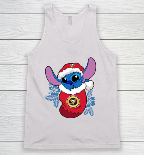 Pittsburgh Penguins Christmas Stitch In The Sock Funny Disney NHL Tank Top 2