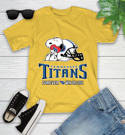 NFL The Peanuts Movie Snoopy Forever Win Or Lose Football Tennessee Titans 110