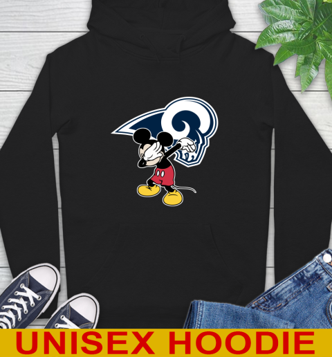 Los Angeles Rams NFL Football Dabbing Mickey Disney Sports Hoodie 2