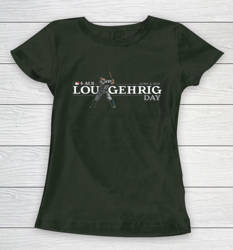 4 ALS Lou Gehrig Day Women's T-Shirt 4