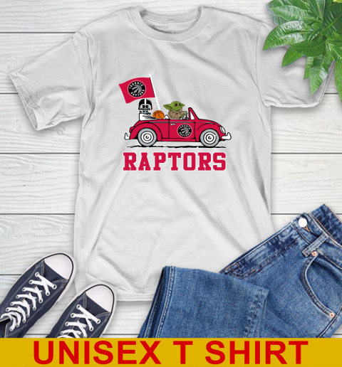 NBA Basketball Toronto Raptors Darth Vader Baby Yoda Driving Star Wars Shirt T-Shirt