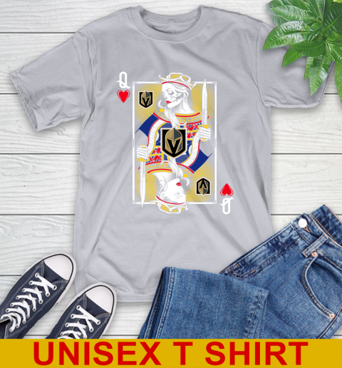 NHL Hockey Vegas Golden Knights The Queen Of Hearts Card Shirt T-Shirt 5