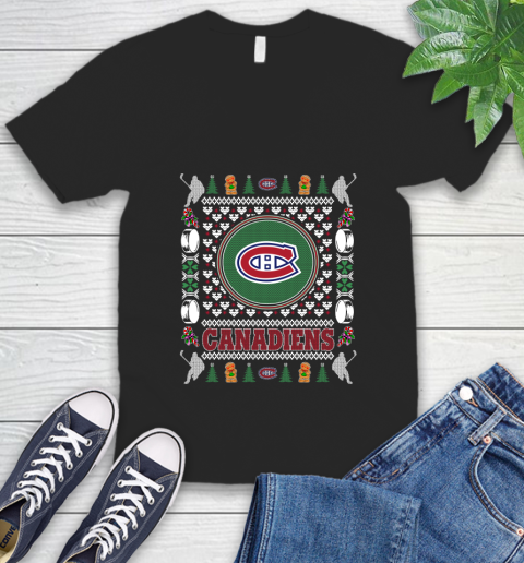 Montreal Canadiens Merry Christmas NHL Hockey Loyal Fan Ugly Shirt 48