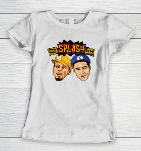 Steph Curry Klay Thompson Super Splash Bros Women's T-Shirt