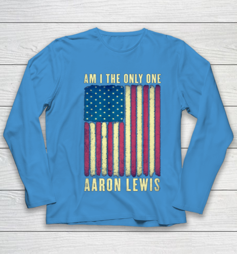 Aaron Lewis Am I The Only One America Flag Youth Long Sleeve 5