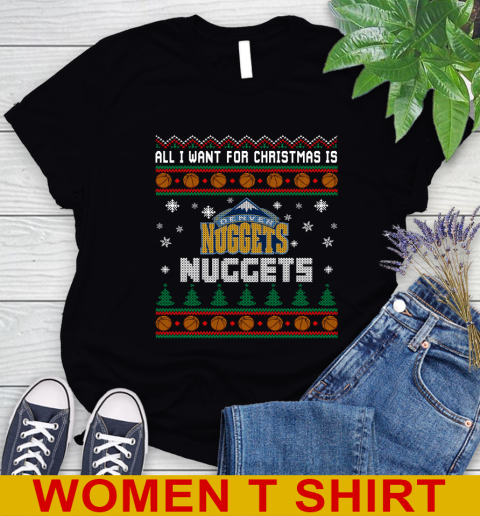NBA Basketball All I Want For Christmas Is Denver Nuggets 85