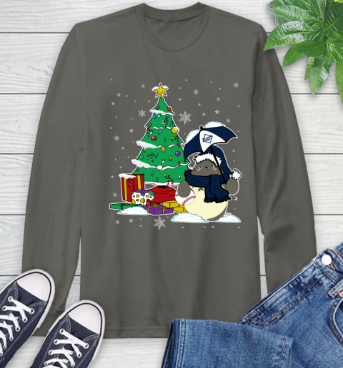 Tampa Bay Rays MLB Baseball Cute Tonari No Totoro Christmas Sports Long Sleeve T-Shirt 9