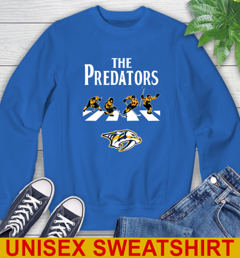 NHL Hockey Nashville Predators The Beatles Rock Band Shirt Sweatshirt 11