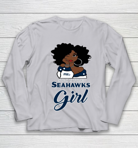 Seattle Seahawks Girl NFL Youth Long Sleeve 5
