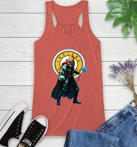 NBA Thor Avengers Endgame Basketball Indiana Pacers Racerback Tank 4