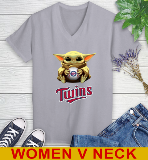 MLB Baseball Minnesota Twins Star Wars Baby Yoda Shirt 81