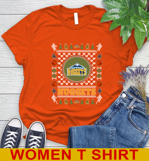Denver Nuggets Merry Christmas NBA Basketball Loyal Fan Women's T-Shirt 3