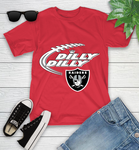 NFL Oakland Raiders Dilly Dilly Football Sports Youth T-Shirt 10