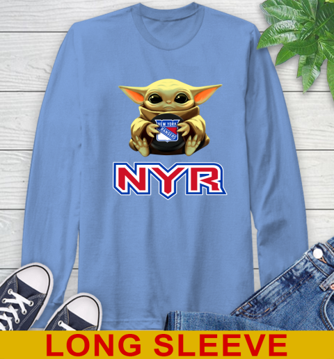 NHL Hockey New York Rangers Star Wars Baby Yoda Shirt 68