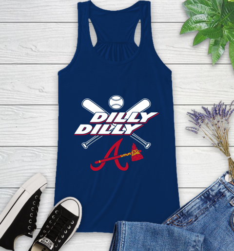MLB Atlanta Braves Dilly Dilly Baseball Sports Racerback Tank 9