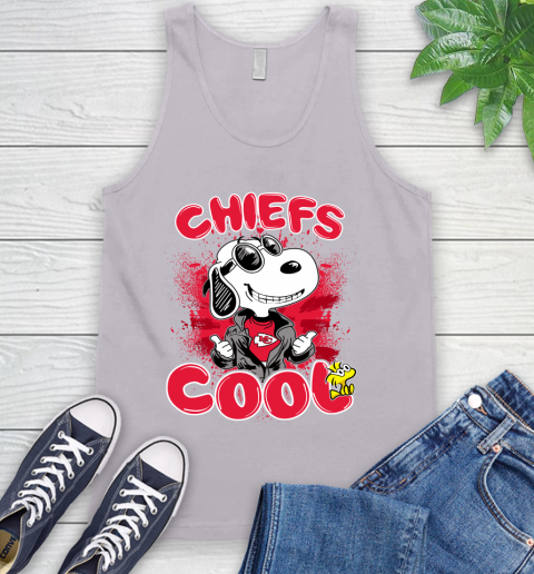 NFL Football Kansas City Chiefs Cool Snoopy Shirt Tank Top 3
