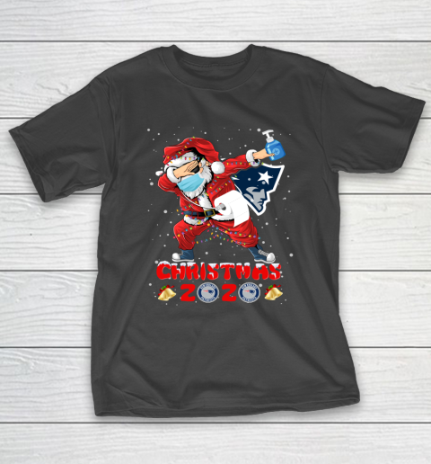 New England Patriots Funny Santa Claus Dabbing Christmas 2020 NFL T-Shirt
