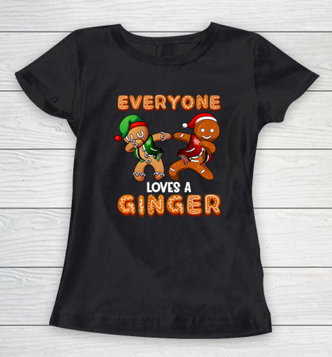 Everyone Loves A Ginger Dab Christmas Women's T-Shirt