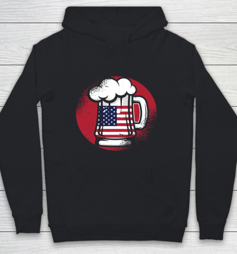 USA Beer 4th Of July Youth Hoodie
