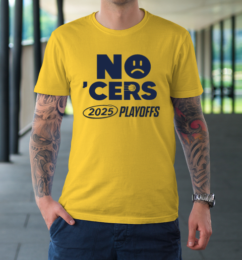 No ‘Cers Sad Face Indiana Pacers T-Shirt