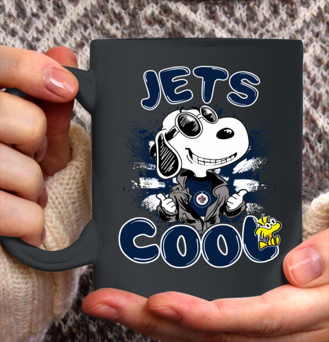 NHL Hockey Winnipeg Jets Cool Snoopy Shirt Ceramic Mug 11oz