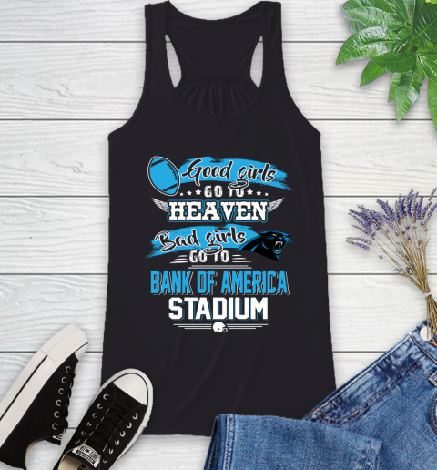 Carolina Panthers NFL Bad Girls Go To Bank of America Stadium Shirt Racerback Tank