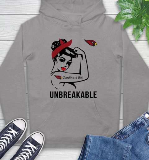 NFL Arizona Cardinals Girl Unbreakable Football Sports Hoodie 4